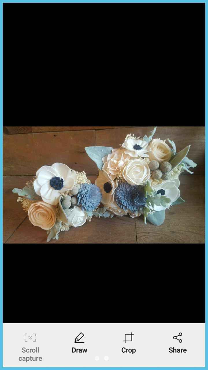 Bouquets are in, and smaller than expected.