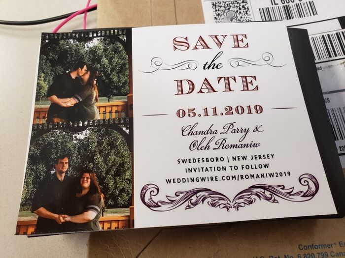 Ordering Save the dates - 1