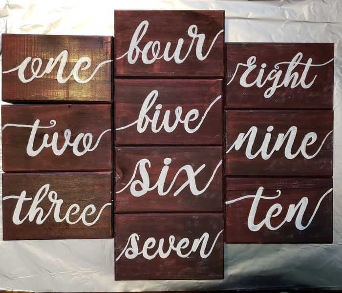 Wood signs - 1