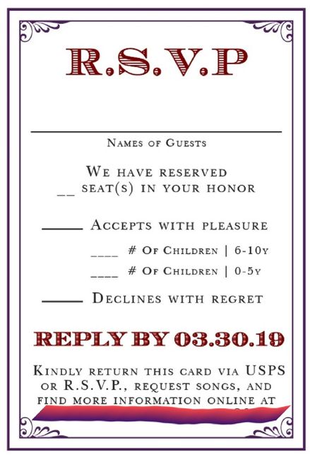 rsvp Examples - 1