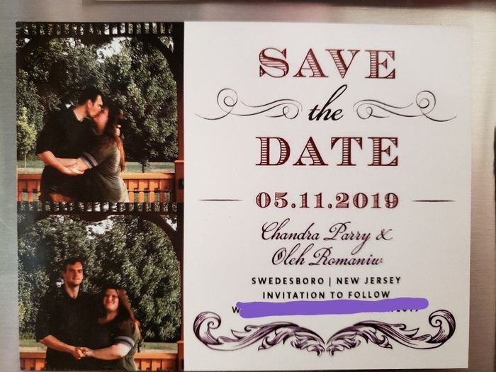 show me off your save the Date!! - 1