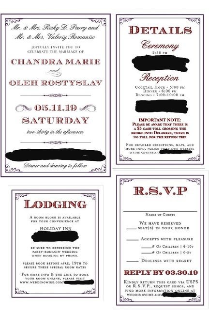 Wedding Stationary Ettiquette - 1