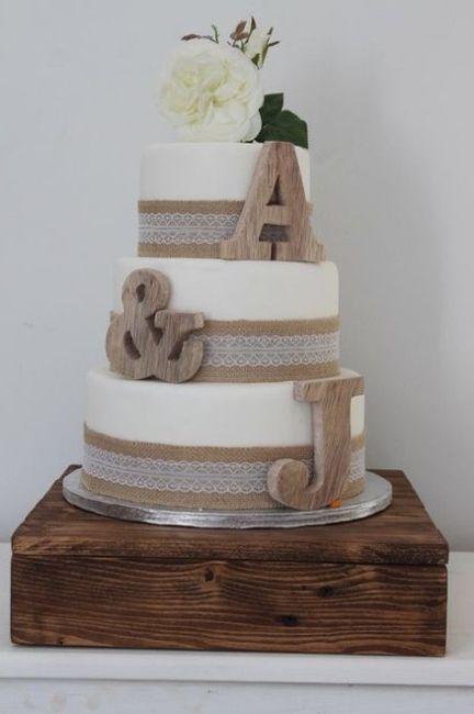 Rustic wedding cake - 3