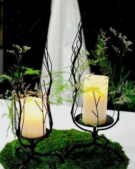 diy Enchanted Forest Themed Wedding Decorations 13