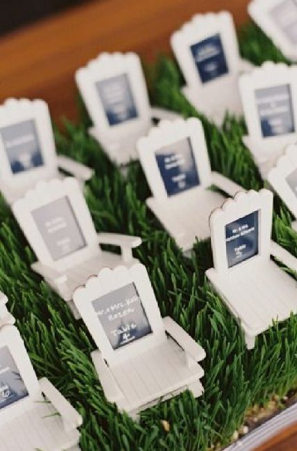 Beach setting place cards 3