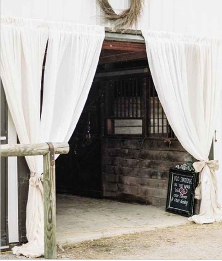 Garage decor for reception - 2