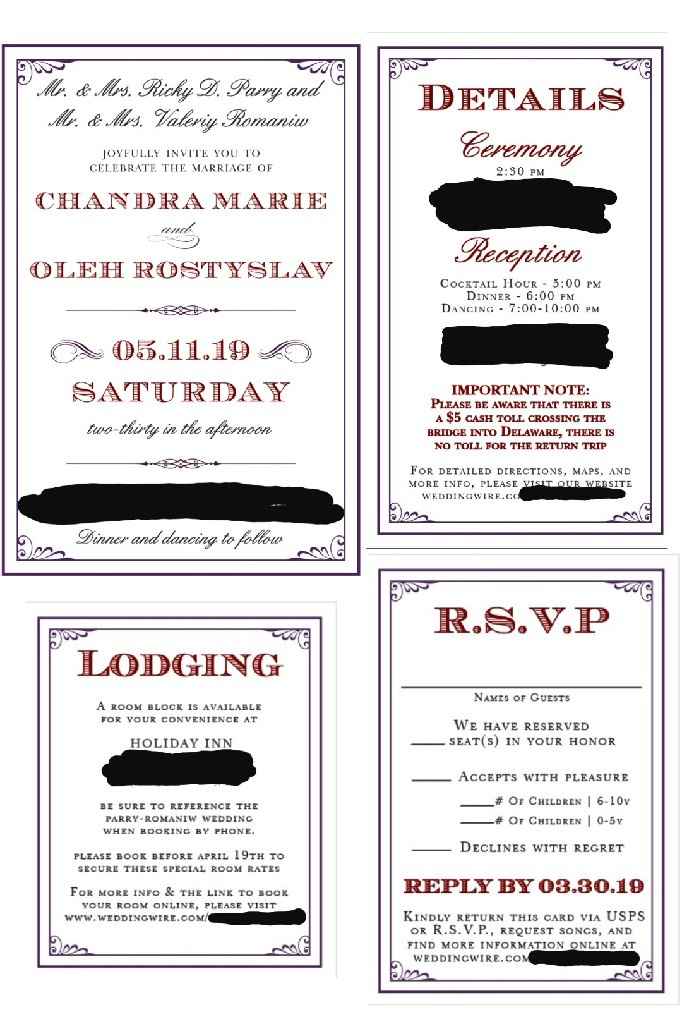 Wedding Stationary Ettiquette - 1
