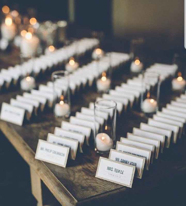 Place Card Table - 4