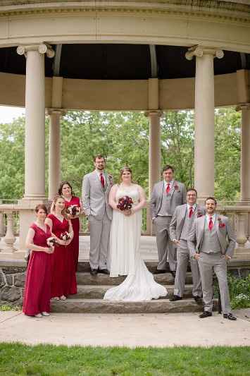 The whole wedding party