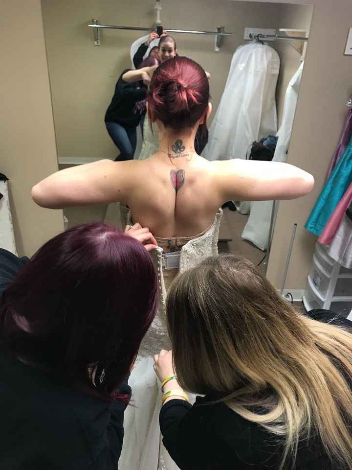 Let’s ignore that my back looks like a butt 