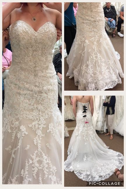 I wanna see your wedding dress!