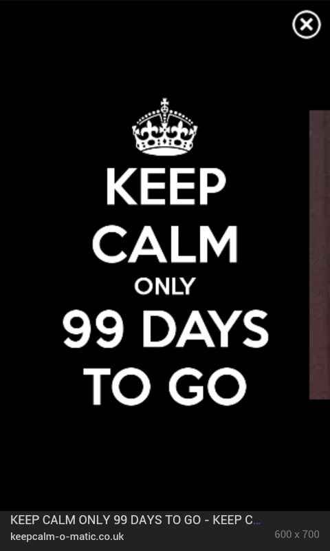 99 DAYS TO GO...