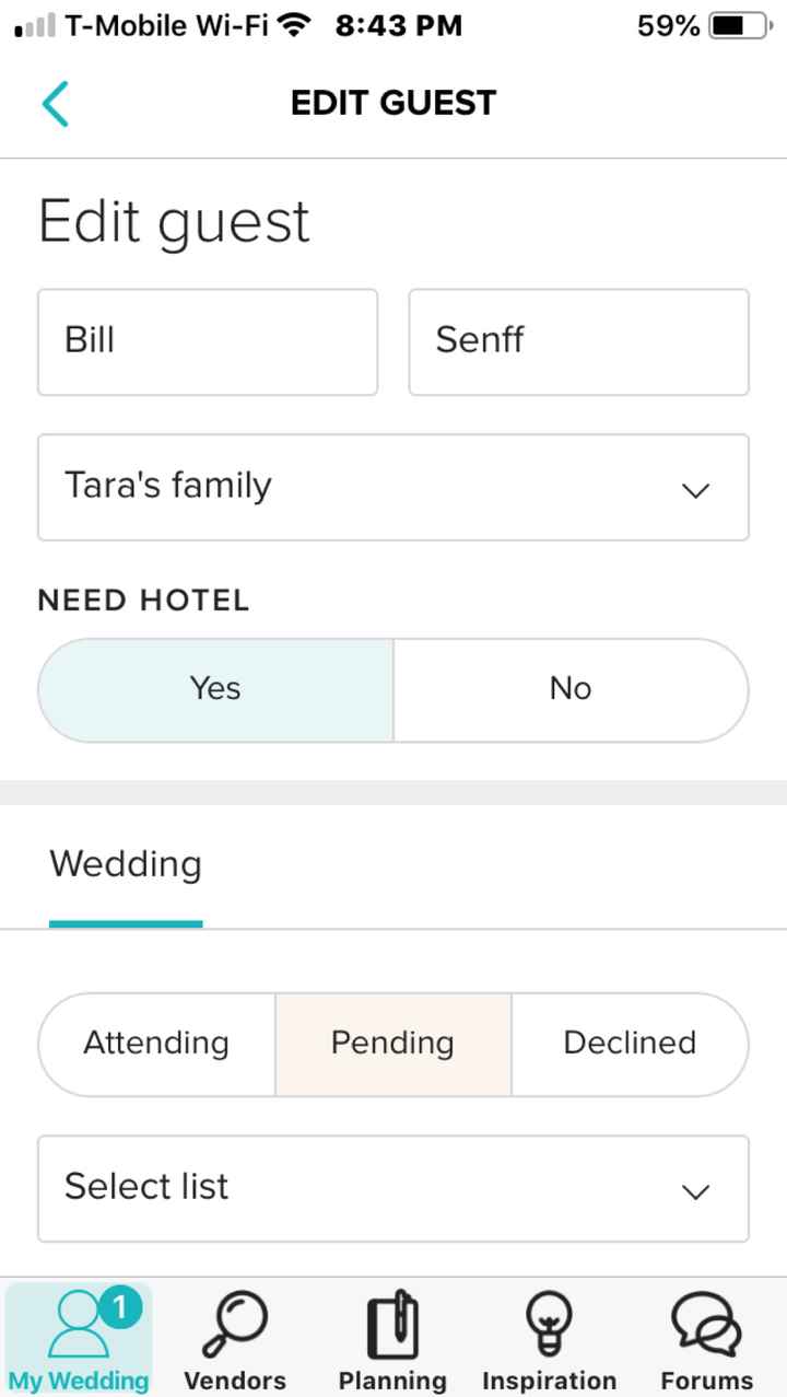 Having trouble with adding guests - 2