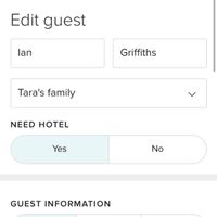 Having trouble with adding guests - 1