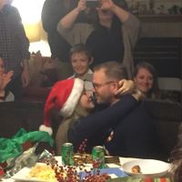 Post a photo of your fiance proposing!