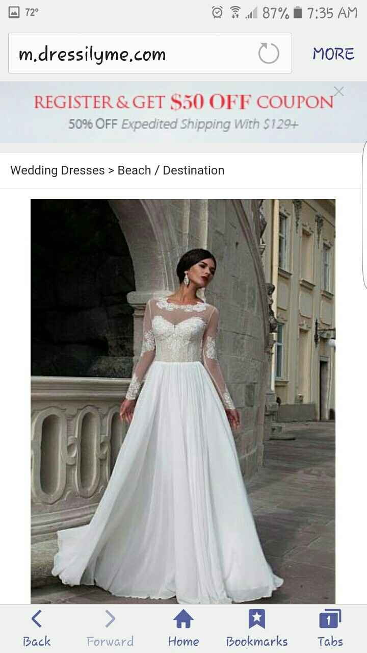 Having a hard time choosing a reception dress