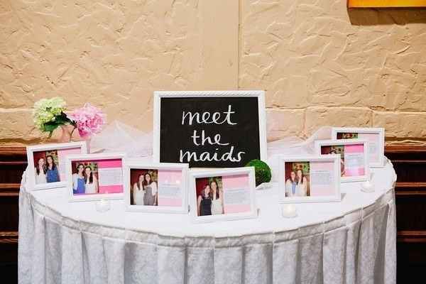 "Meet the Maids" table?