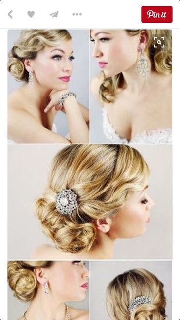Wedding hair up or down?