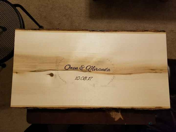 DIY guestbook for 14$