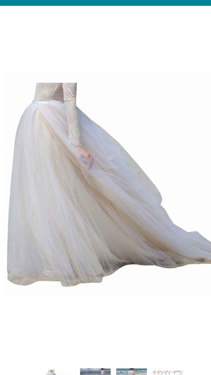 Unconventional wedding dress/ 2 dresses