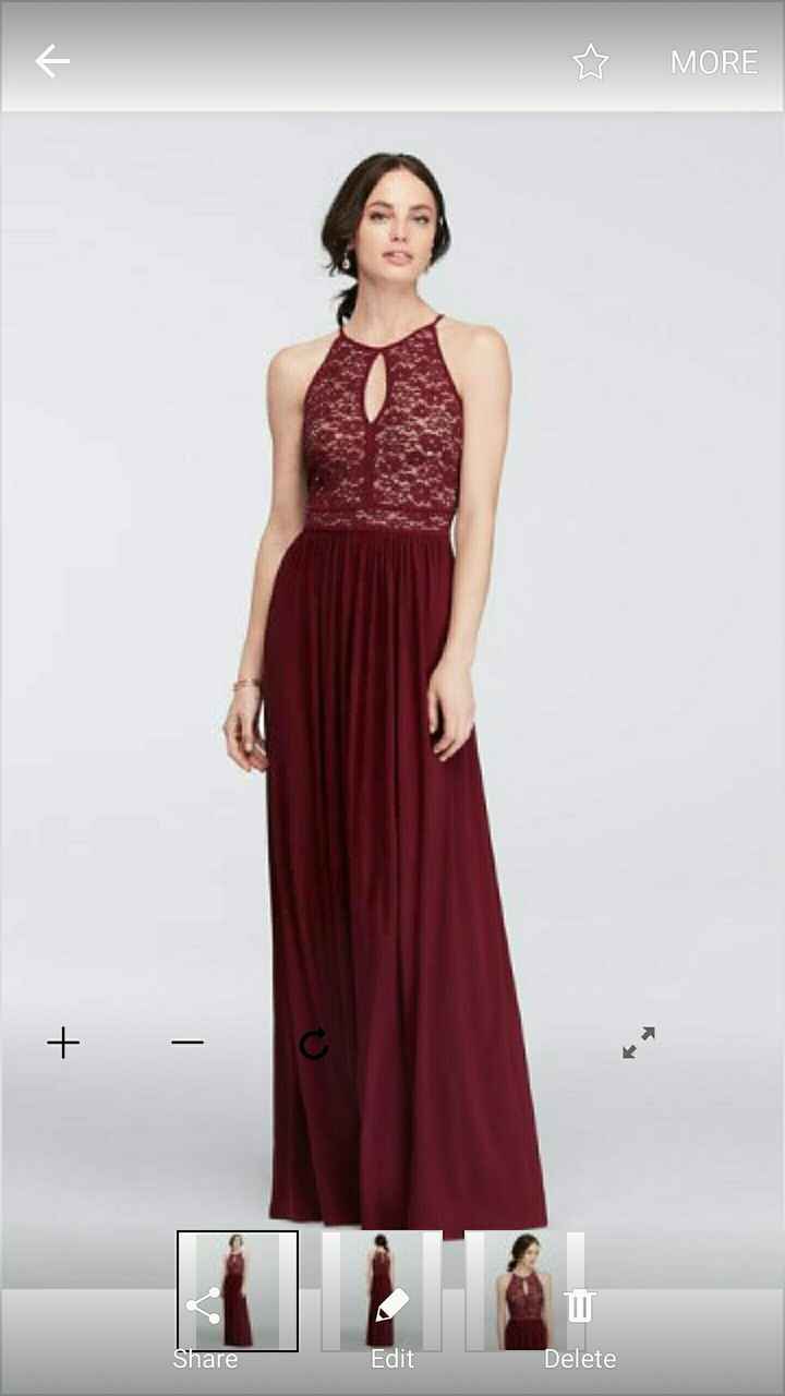 Burgundy Bridesmaids