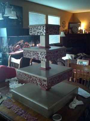 cake stand DIY