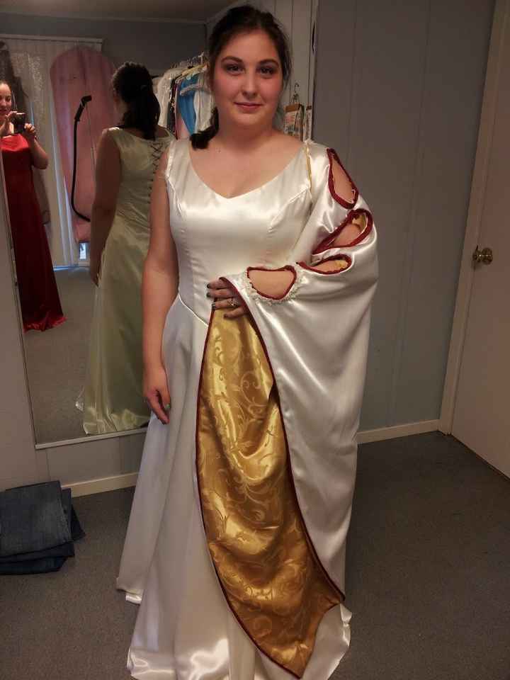 Had my first dress fitting!!!