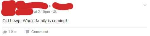 RSVP on Facebook