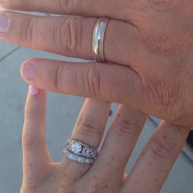 Picked out my wedding band today!! Pics