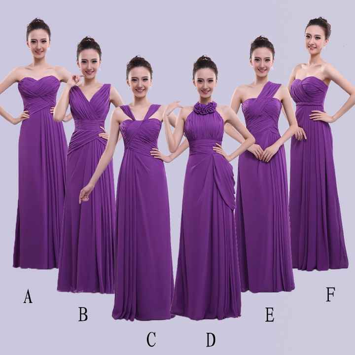 Bridesmaid dresses