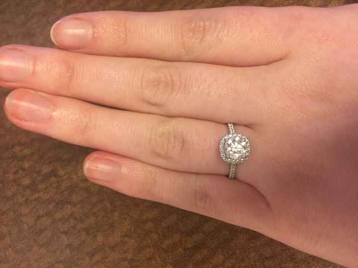 CZ wedding band with a diamond engagement ring?