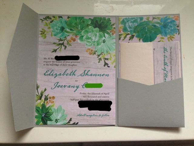 Did you DIY Invites? Pictures welcome!!