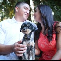 Engagement photos... with the pooch!