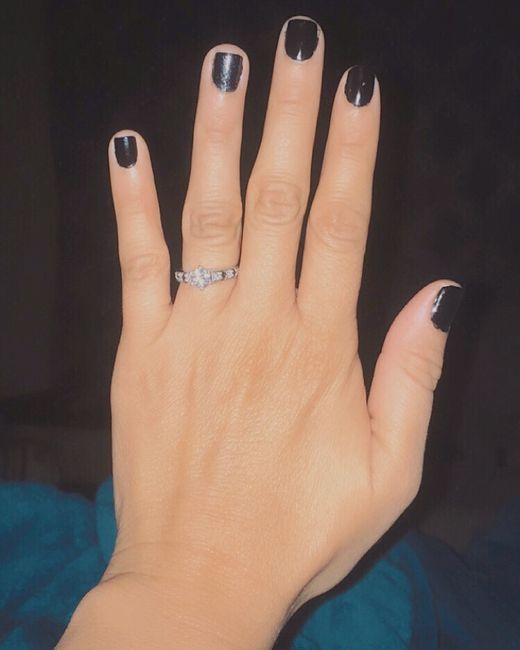 i want to see your engagement rings! 4