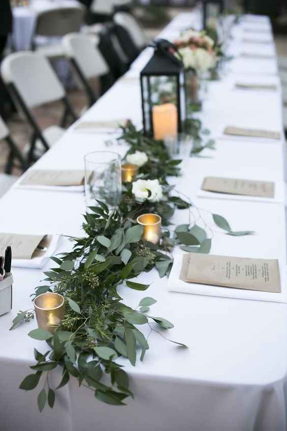 Mixing White & Ivory Colors for Reception Decor - 1