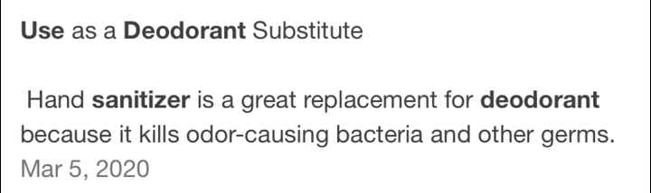 Suggestions for deodorant for big day - 1