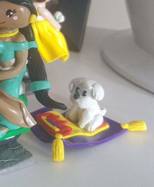 our cake topper is ready and . . .