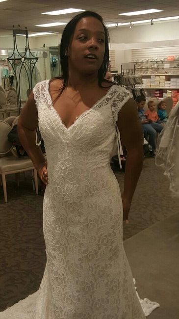 I wanna see your wedding dress!