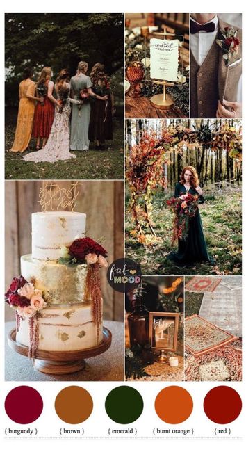 Shades of Green for fall wedding - 2