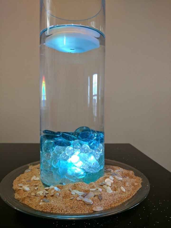 Thoughts on beach centerpieces?