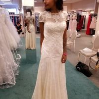 What was your least favorite wedding dress on you?