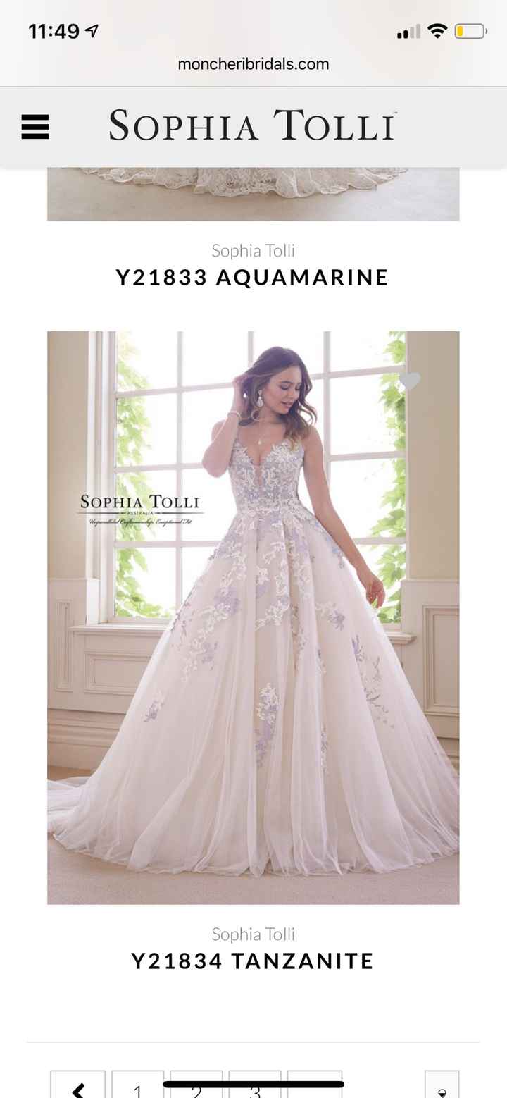 How do i match this?? Colored wedding dress - 2