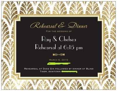Did anyone else buy rehearsal & dinner invites? (Pics)
