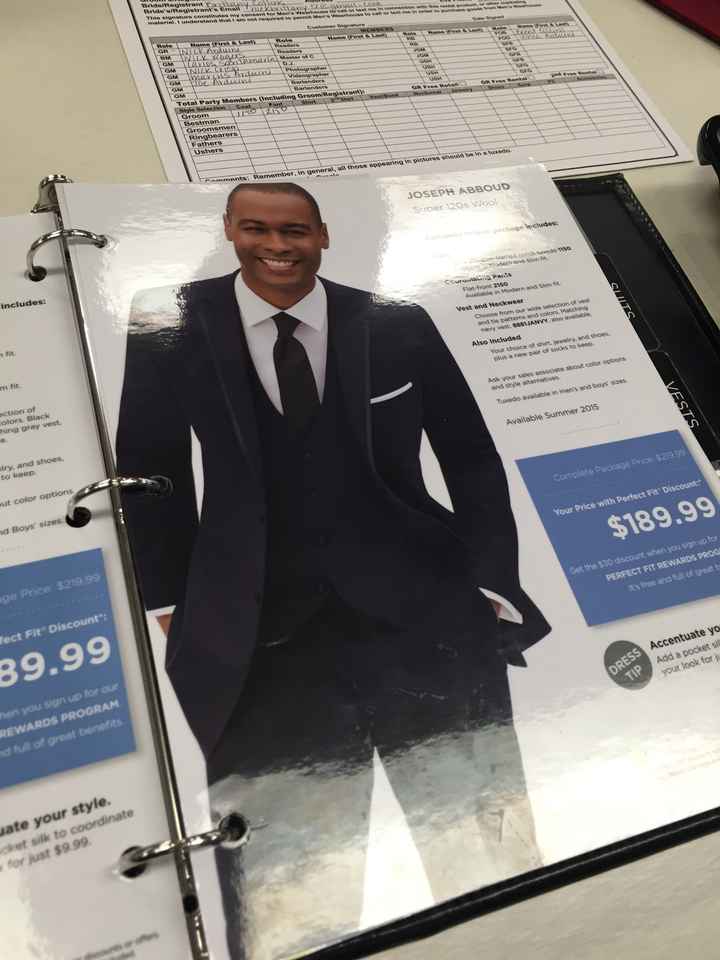 Blue Suits - UPDATE** comments