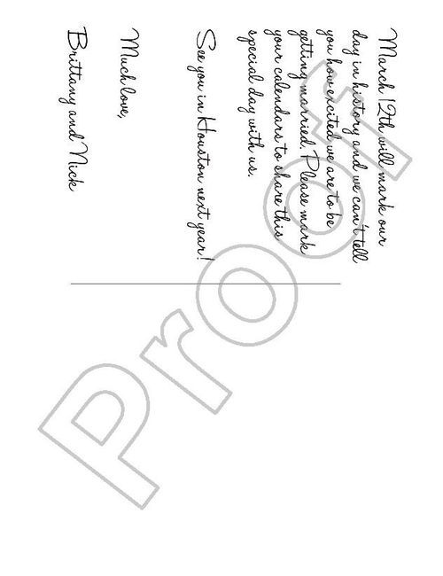 Need your eyes - Save The Date Proof