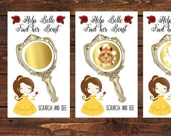 What would you want to do at a Beauty and the Beast Bridal shower? 5