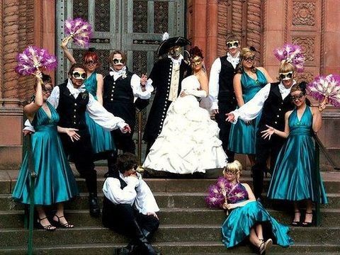 Masquerade wedding 1