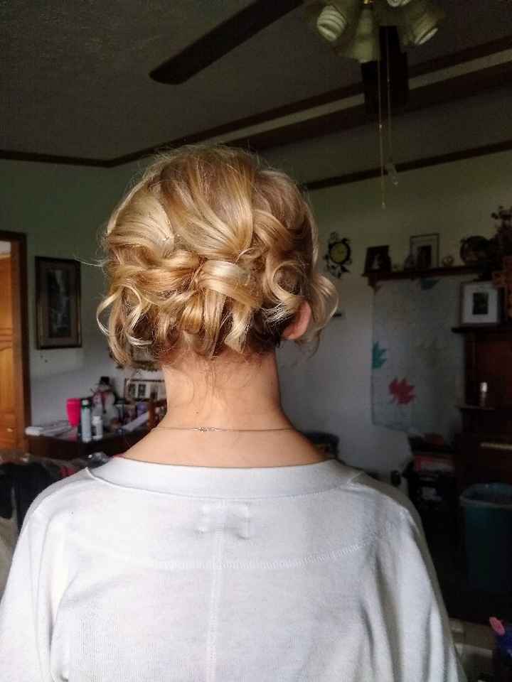 Updo for thin hair - 2