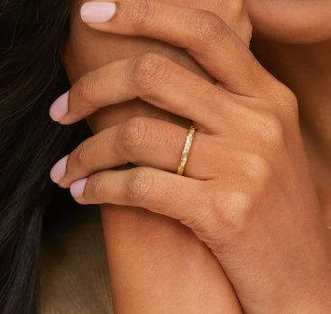 Wedding Band For Simple Gold Solitaire Ring... 2