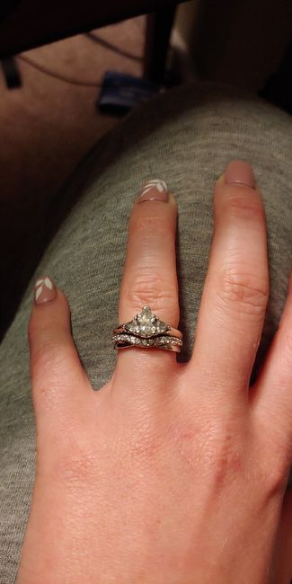 For those of you with solitaire cut stones, what style of wedding band do you have?! 11